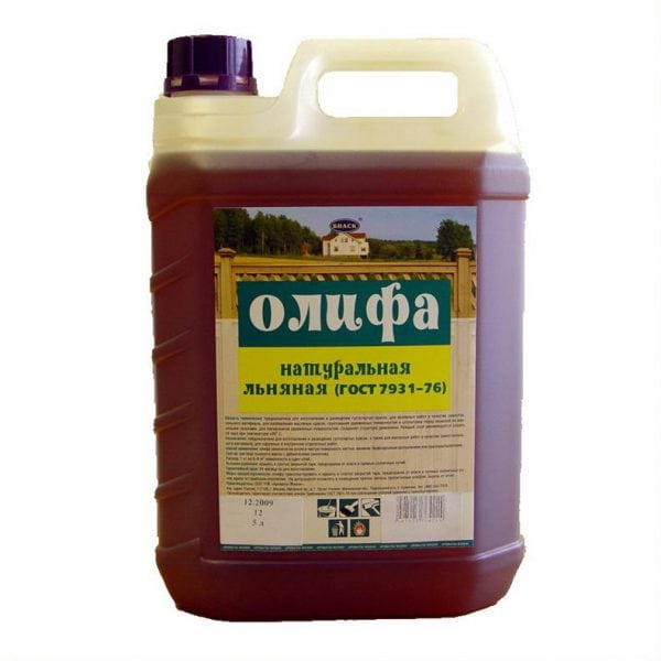 Přírodní sušicí olej