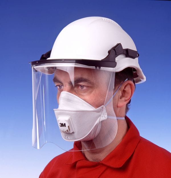 Respirador profissional com máscara de vapor