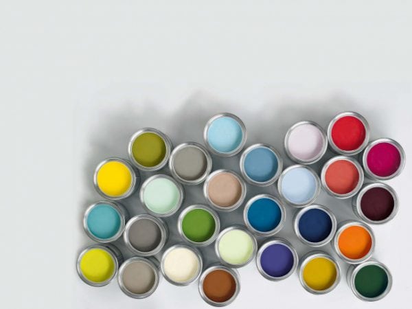 Variedades de cores laváveis