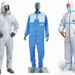 Různé ochranné obleky pro malování