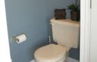 DIY toalettrom maleri