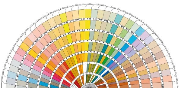 Paleta kolorów farb do ścian elewacyjnych