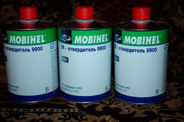 Endurecedor de pintura Mobihel