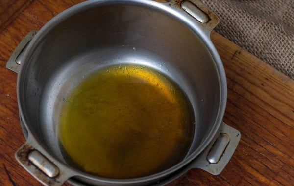 Cozinhar vernizes de óleo de linhaça