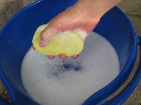Zmywacz do mydła do farb na bazie wody