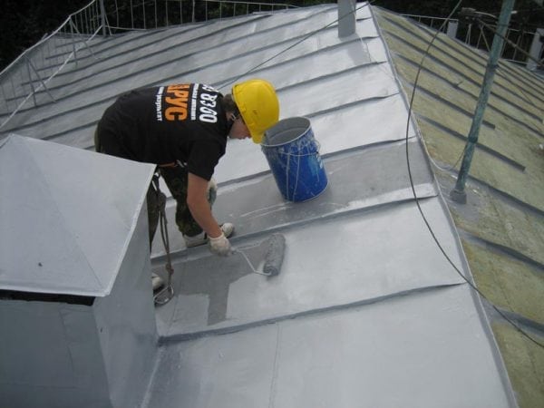 Pintura de telhado galvanizado DIY