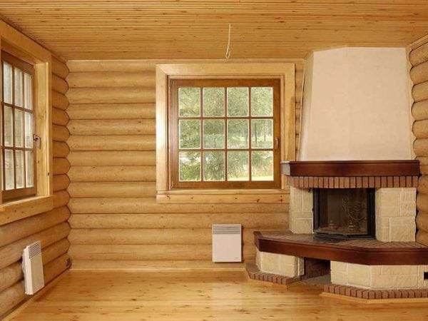 Стени в дървена къща