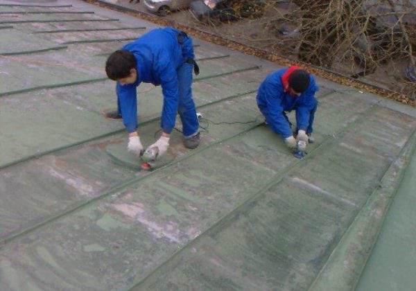 Подготовка на покрива за боядисване