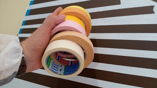 Maskovací páska pro práci s barvou