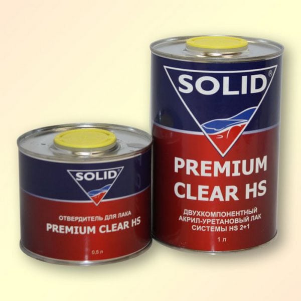To-komponent akryl polyuretanlakk Premium Clear HS