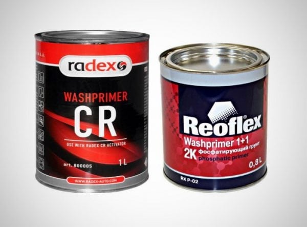 Amorces réactives Radex CR et Reoflex Washprimer 2K