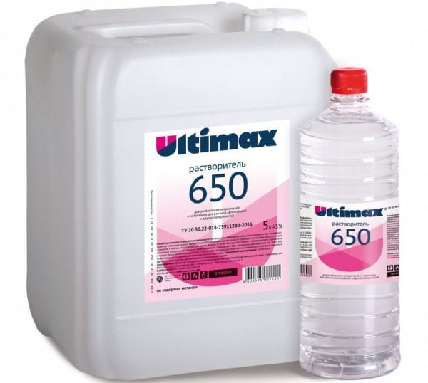 O solvente R-650 é usado para diluir os esmaltes