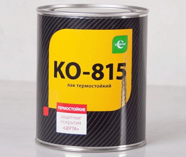 Лак KO-815, произведен от Tsert