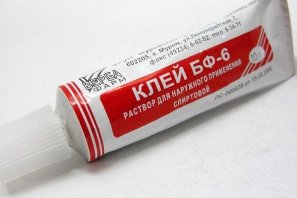 Lepidlo BF-6 je možné použiť na lepenie penovej gumy