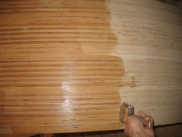 طلاء الخشب الرقائقي مع الورنيش PF-170