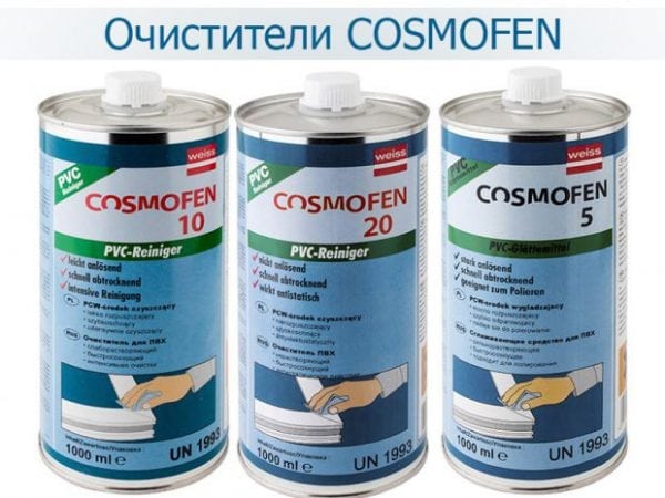 „Cosmofen“ valikliai