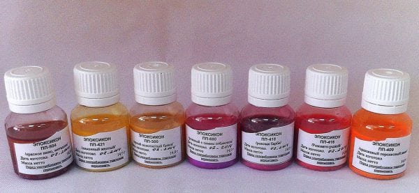 Epoxy Pearlescent Dyes