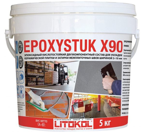 EPOXYSTUK X90 epoksidinės rūgšties skiedinys