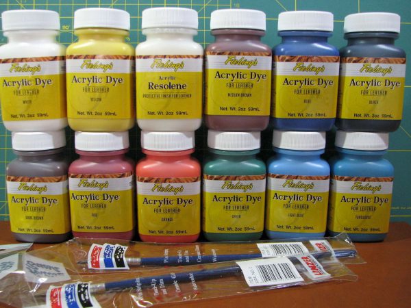 Akrylové barvy na kožené výrobky