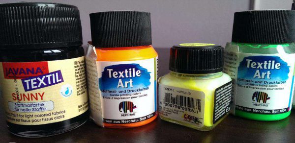Peintures acryliques sur tissu Art textile imperméable