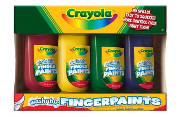 Tintas para dedos Crayola