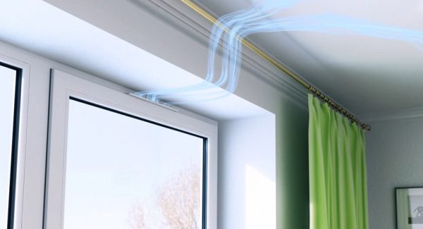For å unngå dannelse av mugg på veggene, er det nødvendig å ordne riktig ventilasjon av rommet