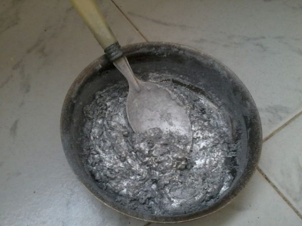 Приготвяне на алуминиева прахова боя