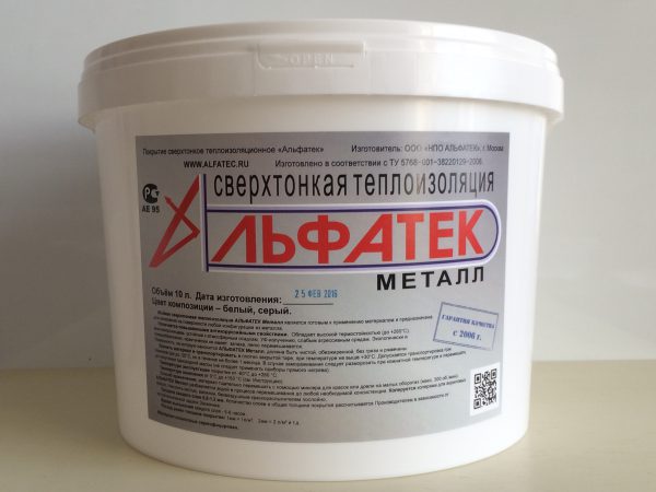 Tinta térmica para tubos Alfatek