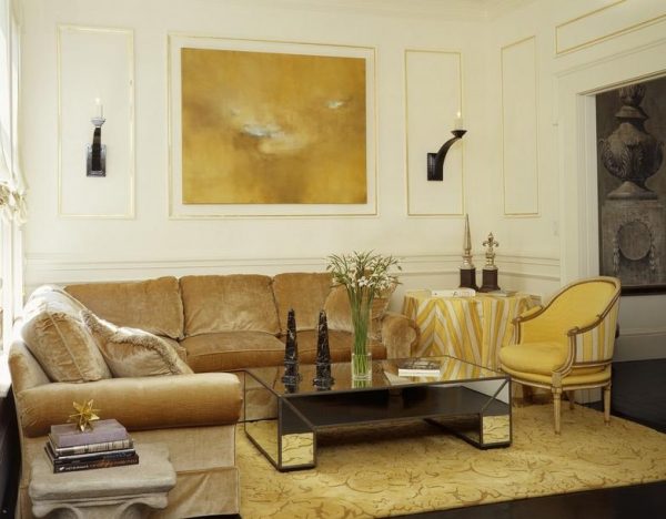 Zlatý styl v interiéru