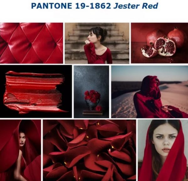 Farge 19-1862 Jester Red