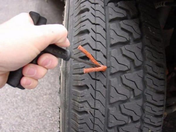 Reparação de pneus sem câmara de ar