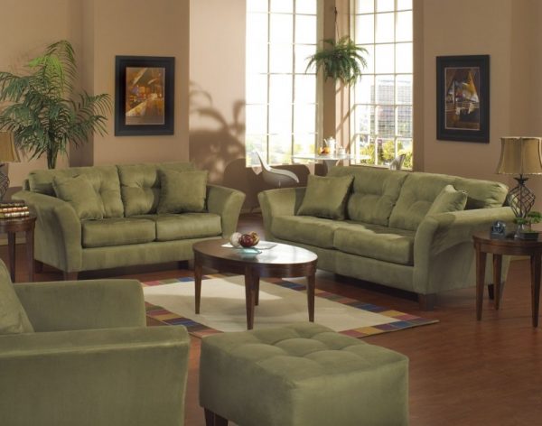 Alyvuogių sofos ir foteliai