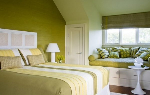 Използването на маслина в дизайна на спалнята
