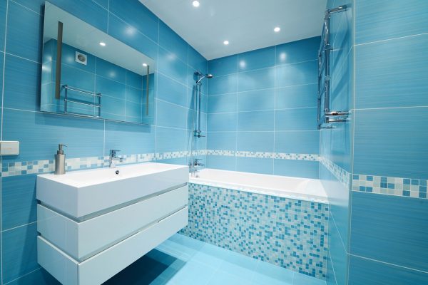 Banheiro azul