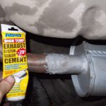Exhaust pipe sealant
