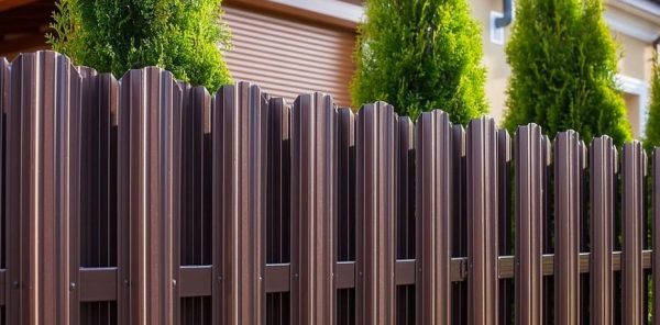 Kovový plošný plot