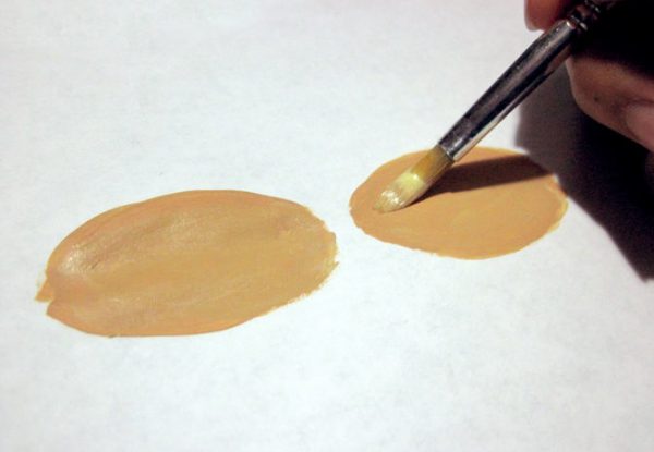 Créer une couleur chair claire à partir de gouache
