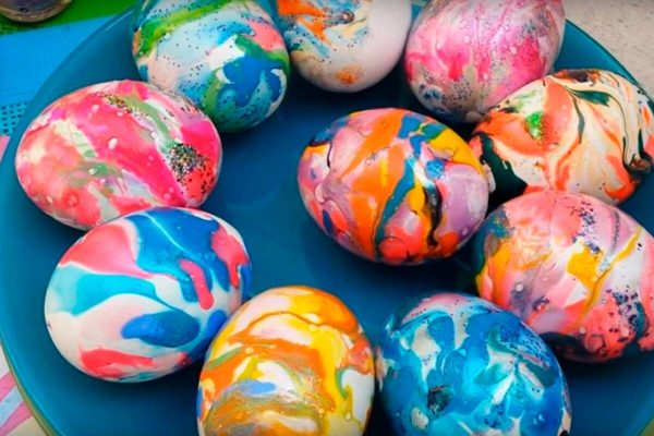 Marble Effect Eggs
