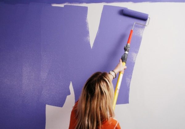 Неравномерно боядисване на стени