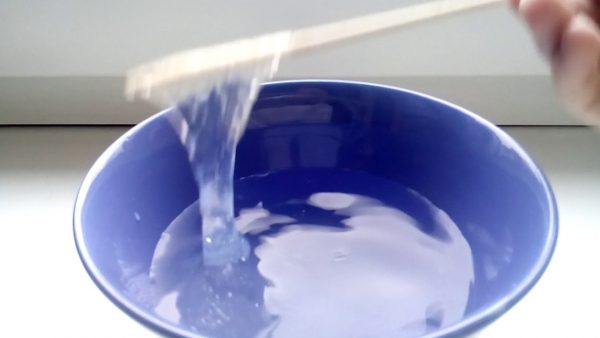 Forberede vannglass til arbeid