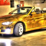 BMW dourado