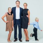 Alexey Navalny med familien