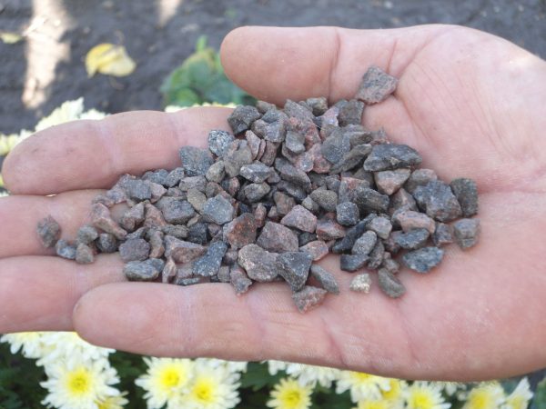 Copeaux de granit pour la fabrication de béton lavé