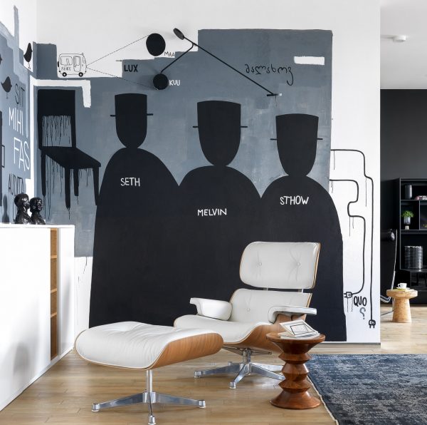 V designu bytu převládá skandinávský styl