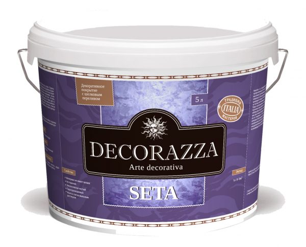 Decorazza Seta dekorativt gips med naturlig silkeeffekt