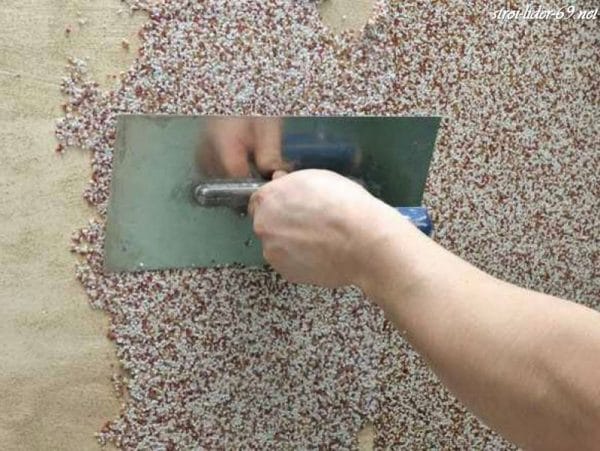 La technologie d'application du plâtre de marbre - méthode manuelle