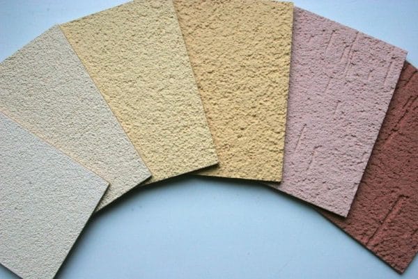 Différentes nuances de plâtre