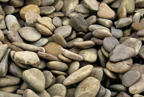 Речни камъчета плоски