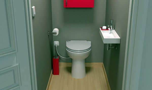 Kompaktiška santechnika mažam vonios kambariui