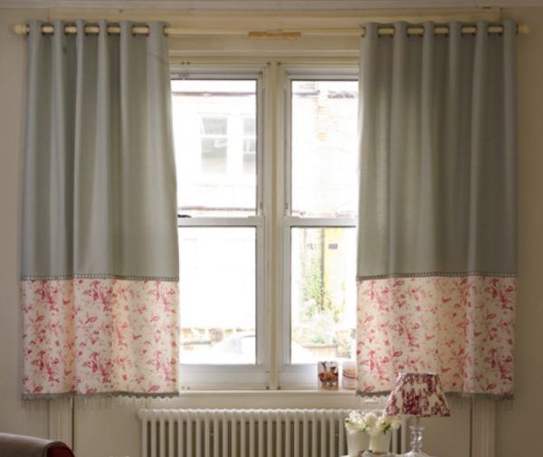 Korte gardiner anbefales ikke til lavt tak.